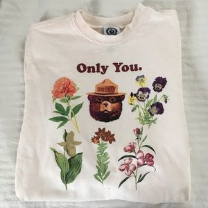 Smokey the Bear Only You Sweatshirt S